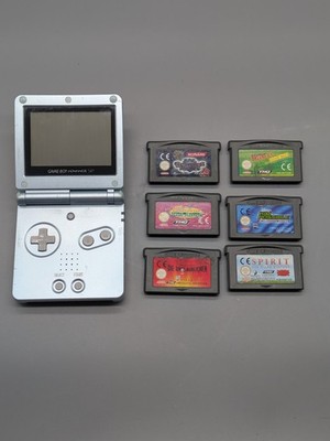 Nintendo Game Boy Advance SP | AGS-001 | Gameboy mit 6 Spielen 