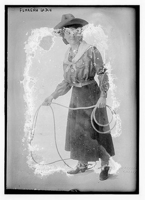 Florence La Due c1900 Large Old Photo 1
