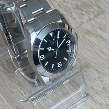 Explorer Custom Mod watch | 36mm | Powered By Seiko Nh35 Automatic | Black Dial