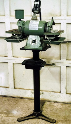 #ad Central Machinery Industrial 6quot; CARBIDE TOOL GRINDER .5 HP 115V 3400 RPM w Stand $225.00