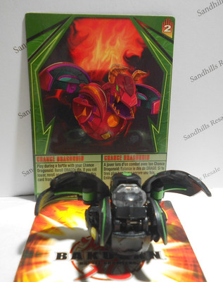 Bakugan Chance Dragonoid Black Darkus Gundalian Invaders 860G - die - card