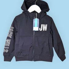 Jack Wills Boys Jacket, Softshell, Black , Size 3-4 Years - Hooded,  BNWT