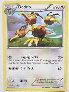 Dodrio 100/135 Plasma Storm Rare Pokemon Card