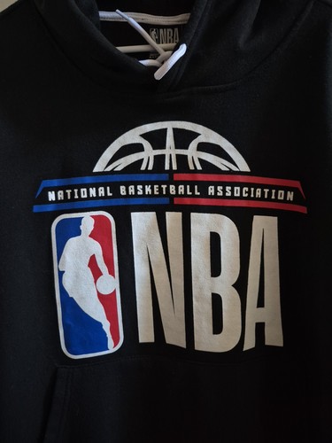 NBA Black Long Sleeve Pullover Hoodie/Sweatshirt Size 1X - Picture 2 of 6
