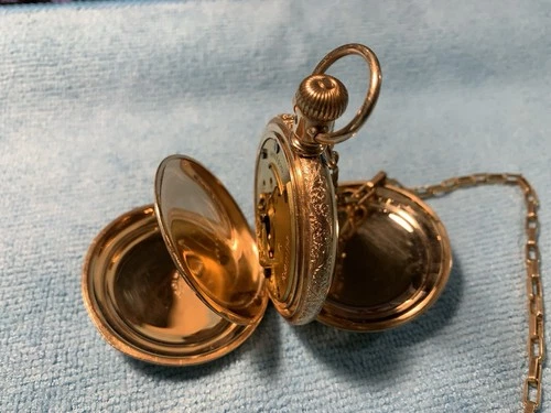 Vintage ELGIN pocket watch Grade 10, Series 3, Model 3,Class 5,18s, 11j,Gorgeous