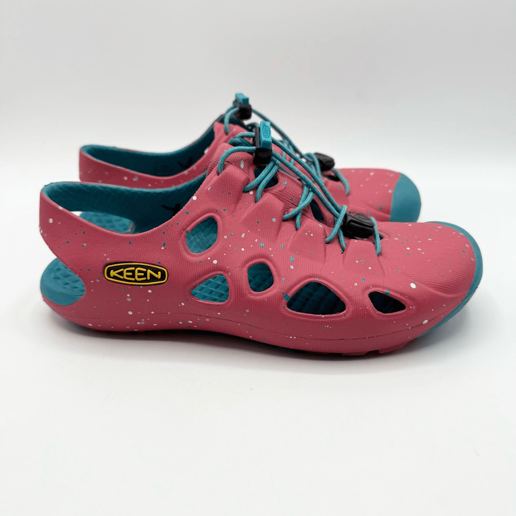 Sandali rosa Keen Rio Big Kids taglia USA 2 scarpe da trekking sport acquatici ragazzi ragazze