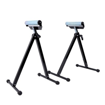 2 Pack Folding Roller Stands 26-3/4'' To 42-1/5'' Adjustable Roller Stand