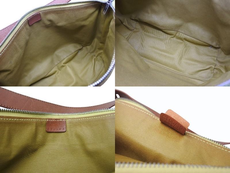 CELINE Macadam Pattern Embossed Suede Shoulder Ba… - image 9