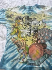 Vintage 1995 Allman Brothers Band Tie-Dye Tour Shirt - Size XL - USA Made