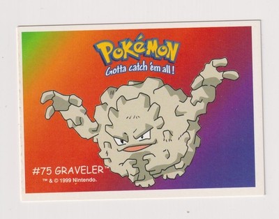 Pokemon Karte Dunkin Boomer, Nintendo 1999 - #75 Graveler