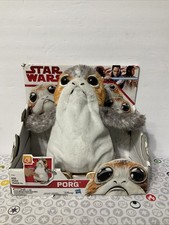 Star Wars The Last Jedi Porg Electronic Plush Talking Walking Toy New In Box 