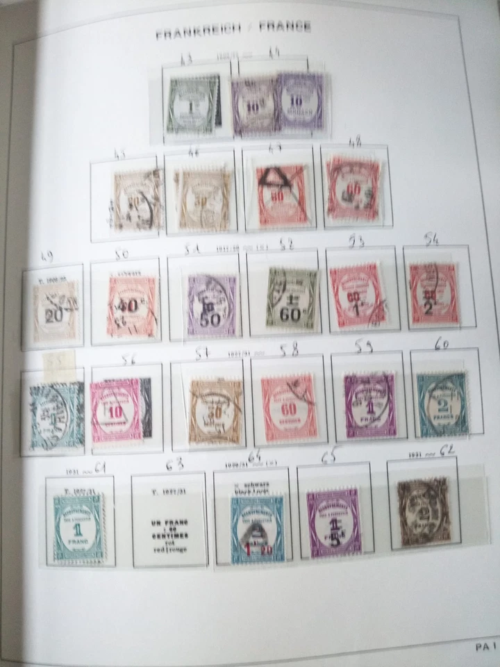 Timbres France Taxe neuf et oblitéré 79 timbres (environ) - Photo 4/4