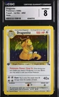 CGC 8 Dragonite 4/62 Fossil 1st Edition Holo Pokemon Card
