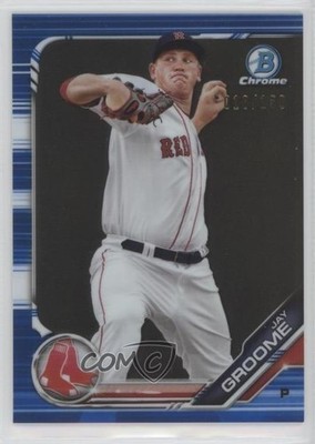 2019 Bowman Chrome Prospects Blue Refractor 19/150 Jay Groome #BCP-27 4dv