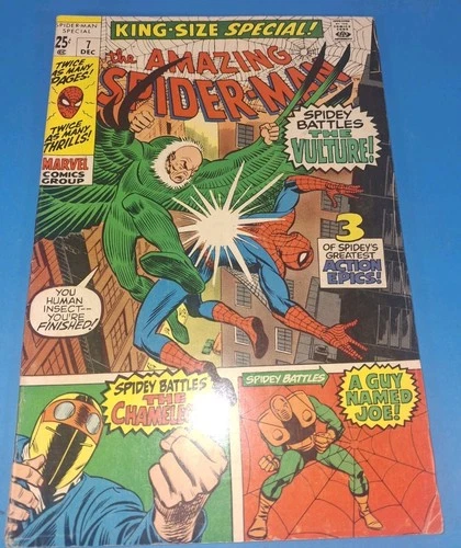 Amazing Spider-Man Annual #7 Vulture! Marvel 1970 - G/VG