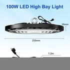 2 Pack 100W UFO Led High Bay Light Shop Industrial Commercial Factory Warehouse — photo 7