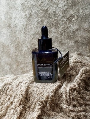 Sand + Fog Whiskey & Leather Dark & Wild Mens Fragrance EDP Oil Dropper 1.7oz