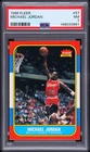 1986 FLEER #57 MICHAEL JORDAN ROOKIE RC PSA 7