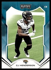2021 Panini Playoff CJ Henderson Jacksonville Jaguars #66