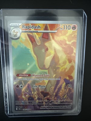 Pokemon Destined Rivals Illustration Rare TCG Card Sv10 - Rapidash