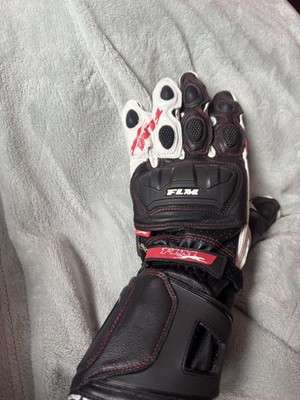 FLM motorrad handschuhe leder Racing Neu