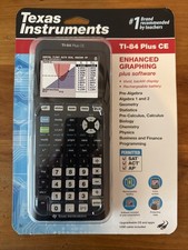 Texas Instruments TI-84 Plus CE Graphing Calculator - Black Brand New Sealed