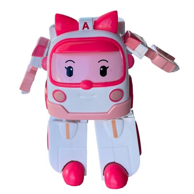 Figurine Robocar Poli De Silverlit - Ambre (2013) - Parfaite Pour Les Collectionneurs !