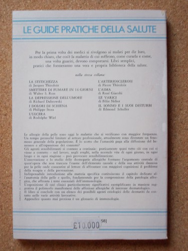 LIBRO L'ALLERGIA E LA PELLE Georges Halpern 1977 Rizzoli Guide Pratiche Salute. - Picture 2 of 3