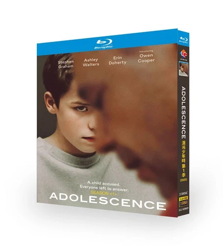 Adolescence Season 1 (2025)   Series  2-Discs   New Boxed