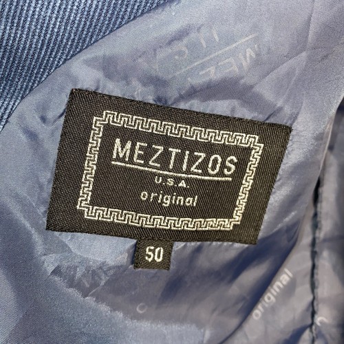 Blazer Chaqueta Deportiva Meztizos Para Hombre 50 Dos Botones Pana Azul Joya - Imagen 4 de 5