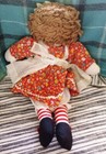 VINTAGE HANDMADE 20" RAGGEDY ANN & ANDY — photo 7