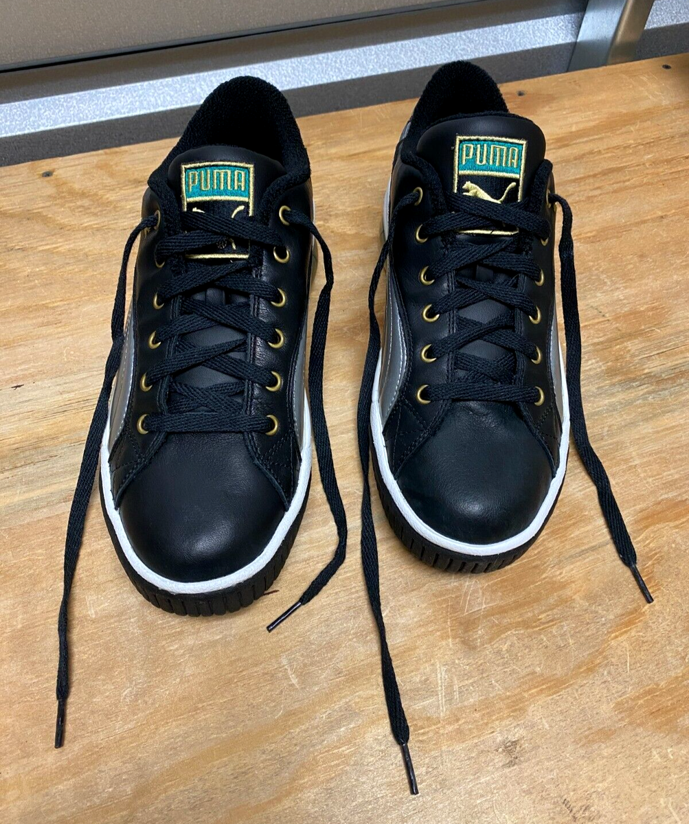 EXTREMELY RARE!! 1997 Vintage Puma Cell Sneakers! Black Leather