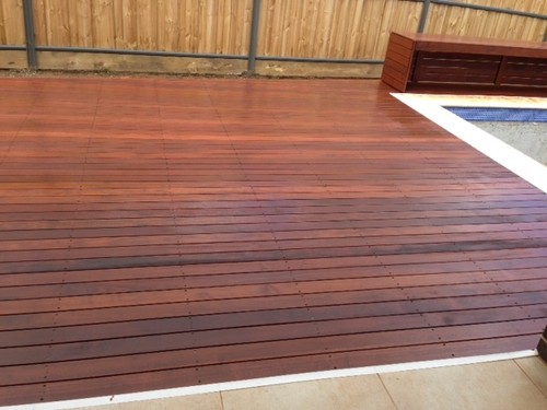 70 x 19mm Merbau Decking, Random Length Screening Std & Btr Grade - Picture 2 of 2