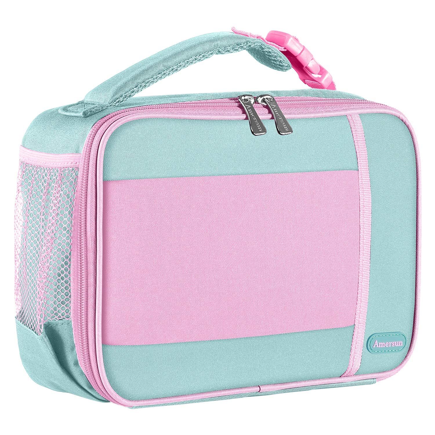 Kids Insulated Lunch Box Lunch Cooler With Water Bottle Holder Keep Food Warm Co