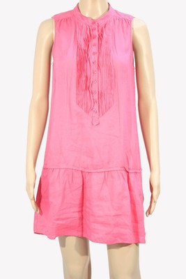 DKNY Damen Kleid Gr. 32 (US 2) Rosa  Sommerkleid Freizeitkleid Elegant Dress