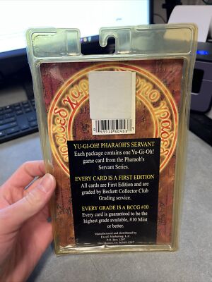 Mystery/unknown graded yugioh card Mint 9 or gem mint 10 graded card..  Unsealed