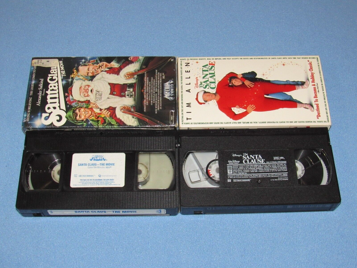 12 VHS Lot: Santa Clause~Scrooge~Christmas Story~It's a