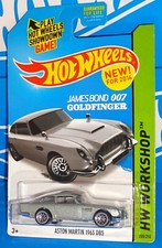 Hot Wheels New For 2014 HW All Stars #200 Aston Martin 1963 DB5 Mtflk Silver