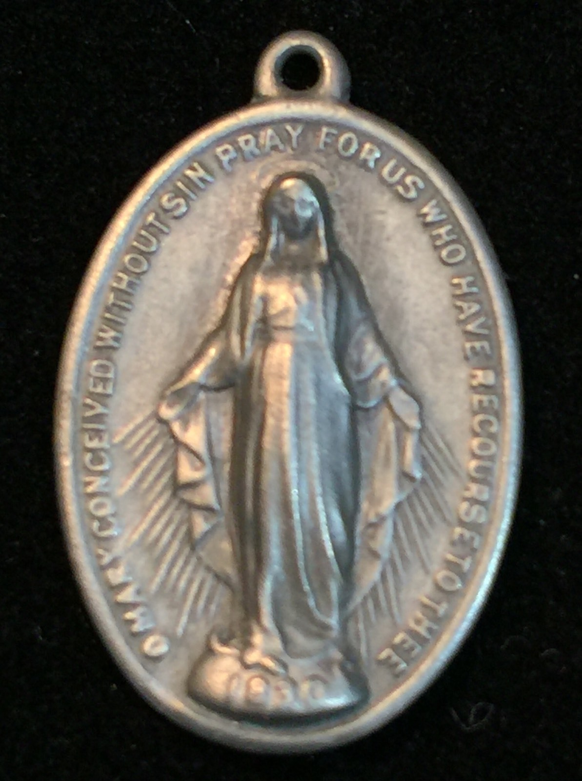 Mary Conceived Without Sin Pray For Us Who Have Recourse To Thee Medal ...