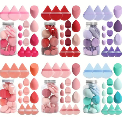 Make-up Schwamm Glas Mixer Puderquaste Foundation Rouge Kosmetik Schönheit UK