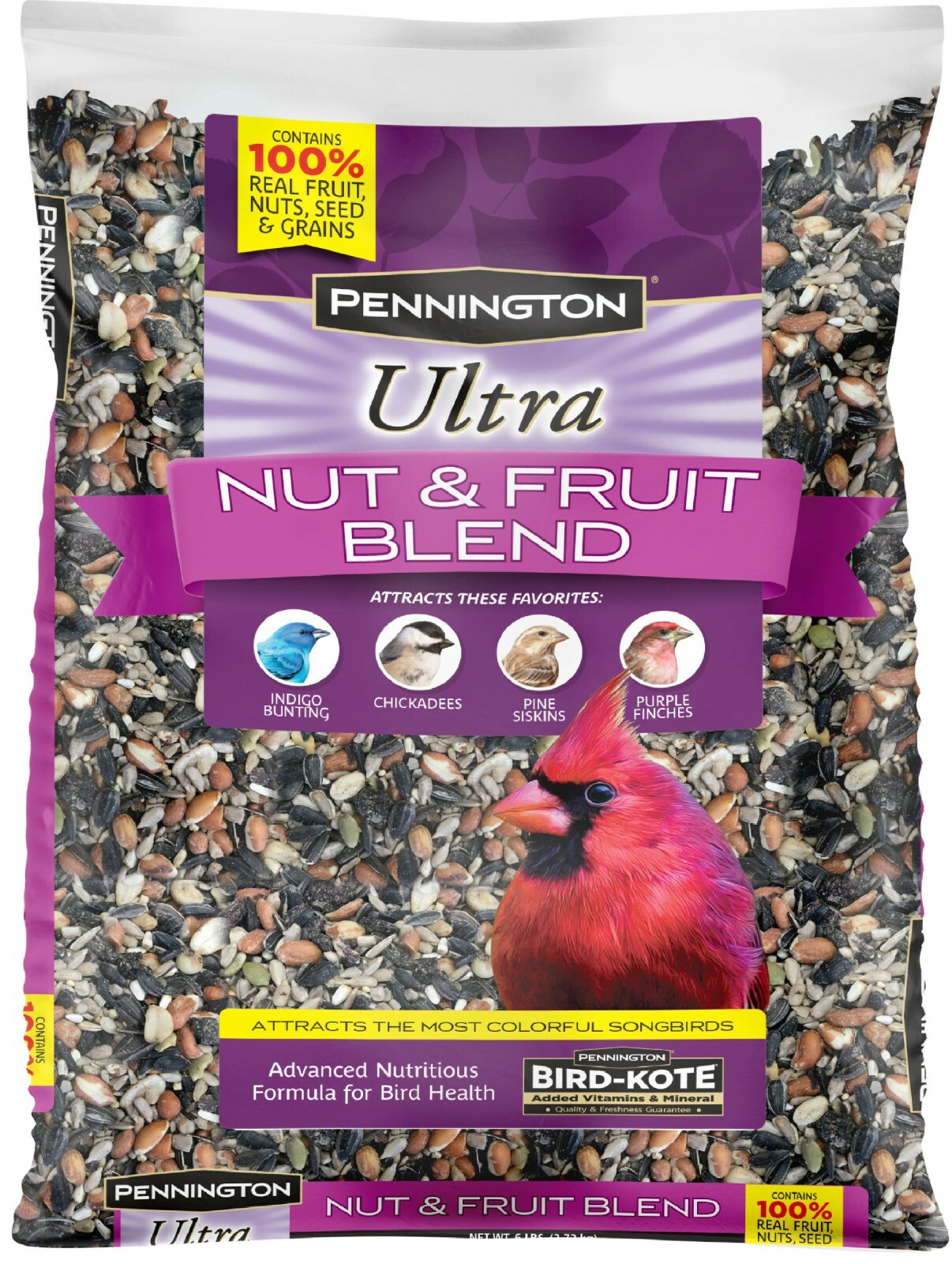 Pennington Ultra Nut and Fruit Blend Bird Seed 7lbs for sale online