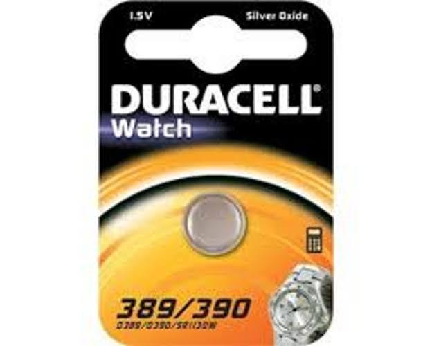 DURACELL D389/390 Batteria a bottone in Ossido d'Argento (SR54, SR1130W)