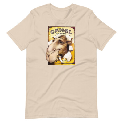 Camel 1970s 70s Poster Retro Smoke Graphic Tee Shirt Unisex t-shirt