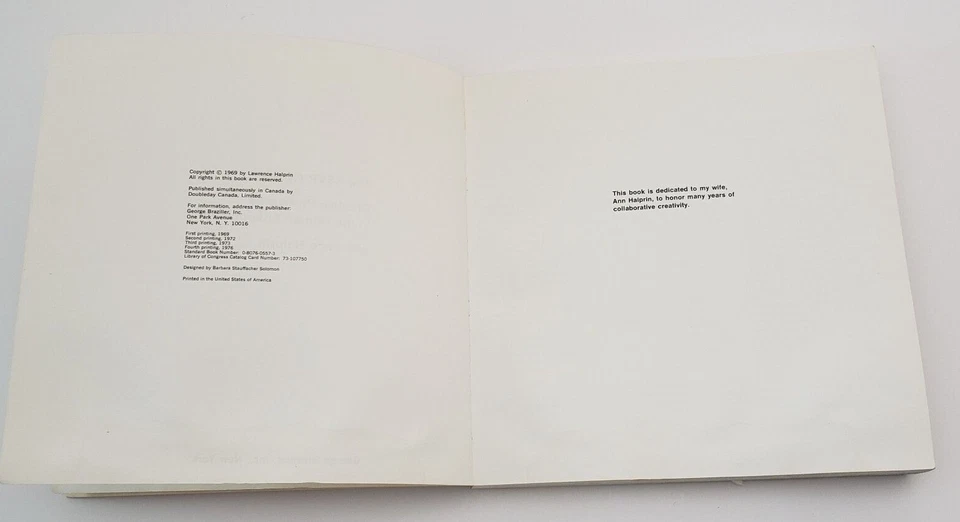 The RSVP Cycles Creative Processes In The Human Environment Lawrence Halprin   - Image 4 of 4