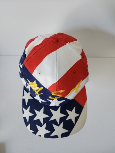 Cappello snapback vintage USA United States Stars Nissin berretto regolabile, bianco rosso - Foto 2 di 12