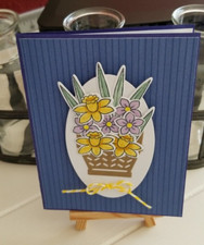 CARD KIT- BASKET OF FLOWERS Makes 4-Set 26.120