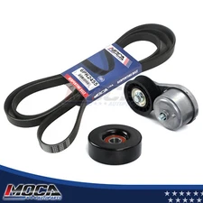 Serpentine Belt Drive Component Kit for GMC Chevrolet Cadillac Escalade 5.0 5.7L
