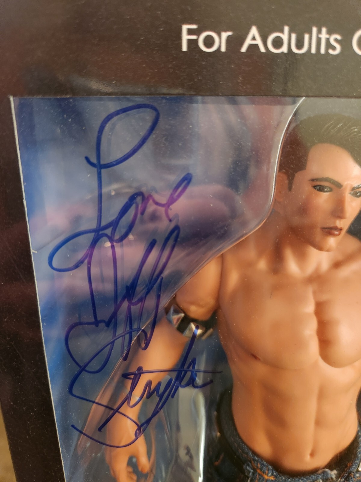 VINTAGE ADULT GAY JEFF STRYKER 12" SIGNED LTD. EDITION GAY ACTION
