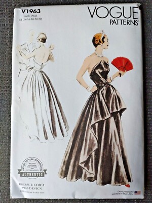 VOGUE パターンブック,1963年 V1963 | Misses‚Äô Evening Dress | Vogue Patterns