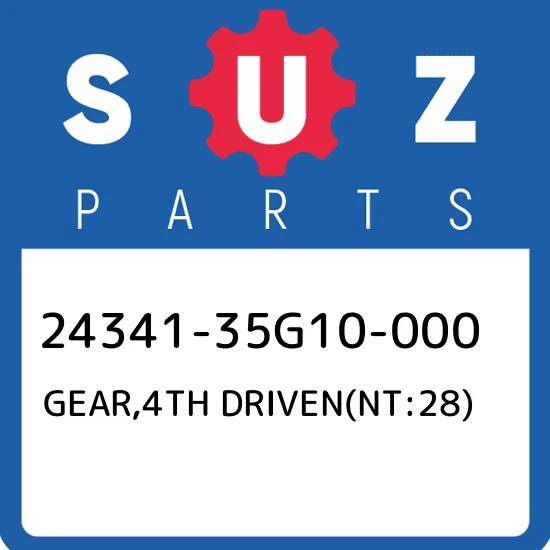 GEAR, 4TH DRIVEN, NT:28 | MODEL K7